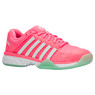 K-Swiss Women's Express Light Pickleball Shoe (Neon Pastel Pink/Neon Mint/White)