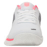 K-Swiss Women's Hypercourt Express 2 Tennis Shoe (White/Neon Pastel Pink/Black) 