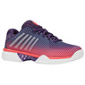 K-Swiss Women's Hypercourt Express 2 Tennis Shoe (Purple Plumeria/White/Hot Coral).
