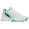 K-Swiss Women's Speedex 2 Tennis Shoe (White/Neon Mint/Black).