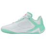 K-Swiss Women's K-Frame Pickleball Performance Shoe (White/Neon Mint/Hot Neon Pink)