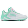K-Swiss Women's K-Frame Pickleball Performance Shoe (White/Neon Mint/Hot Neon Pink)