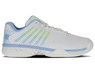 K-Swiss Women's Hypercourt Express 2 Tennis Shoe (Lucent White/Dutch Canal/Paradise Green)