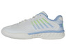K-Swiss Women's Hypercourt Express 2 Tennis Shoe (Lucent White/Dutch Canal/Paradise Green)
