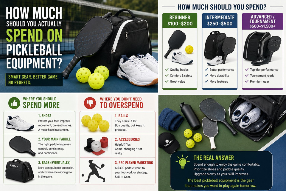 How Much Should You Actually Spend on Pickleball Equipment?