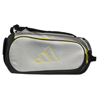 Adidas Padel Racket Bag Tour (Silver/Lime) - paddlepro