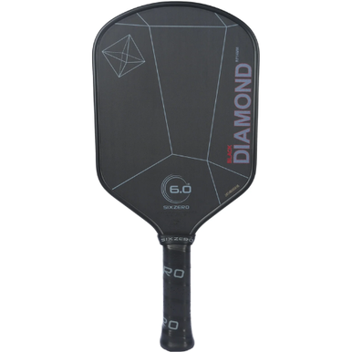 Six Zero Black Diamond Power 14mm Pickleball Paddle - paddlepro