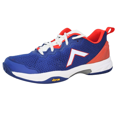 Tyrol Men's Velocity V Pickleball Shoe (Navy/Red/White, 7) - paddlepro