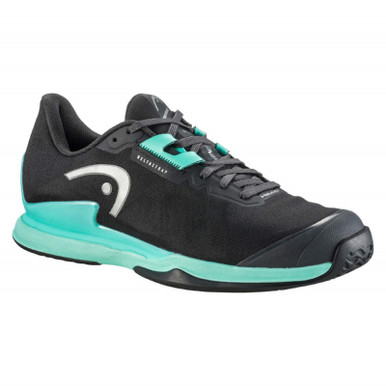 HEAD Men's Sprint Pro 3.5 Tennis Shoe (Black/Teal) - paddlepro