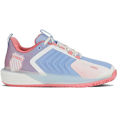 K-Swiss Women's Ultrashot 3 Tennis Shoe (Bright White/Open Air