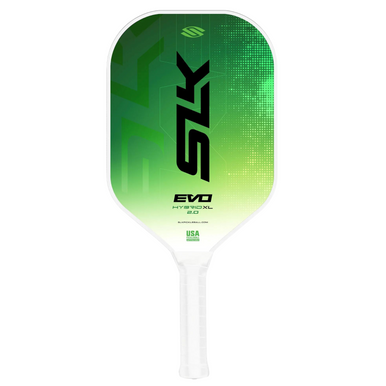 SLK Evo Hybrid 2.0 XL Pickleball Paddle (Green) - paddlepro