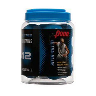 Pro Penn Racquetballs Penn Ultra Blue Racquetballs (Pack of 12) - paddlepro