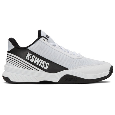 K-Swiss Men's Speedex 2 Tennis Shoe (White/Black/Soft Neon Green