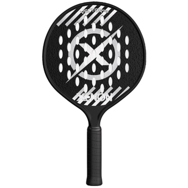 Vector Pro Spin Max V2 Platform Tennis Paddle (Black/Silver