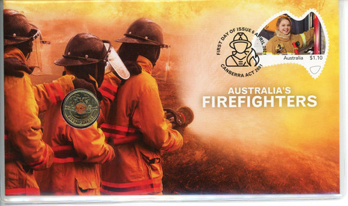 2021 Issue 3 - Australian Firefighters RAM Coloured $2 PNC
