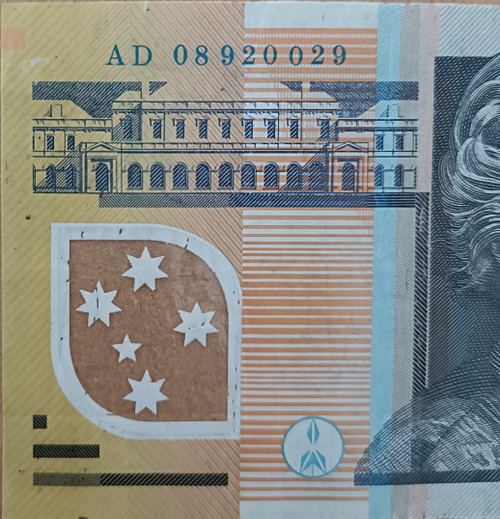 2008 Stevens/Henry $50 6 Digit RADAR Banknote AD08 920029