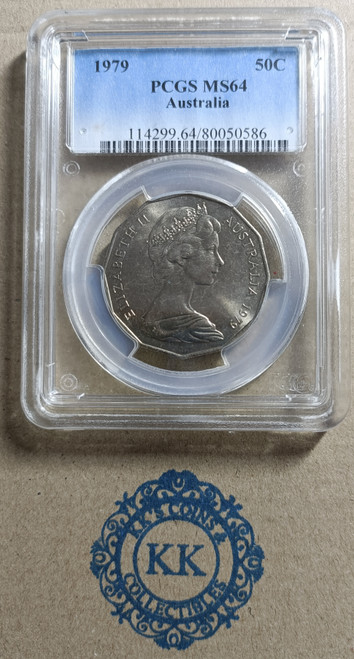 1979 50 Cents UNC Coin PCGS MS64 1979 50 Cents UNC Coin PCGS MS64