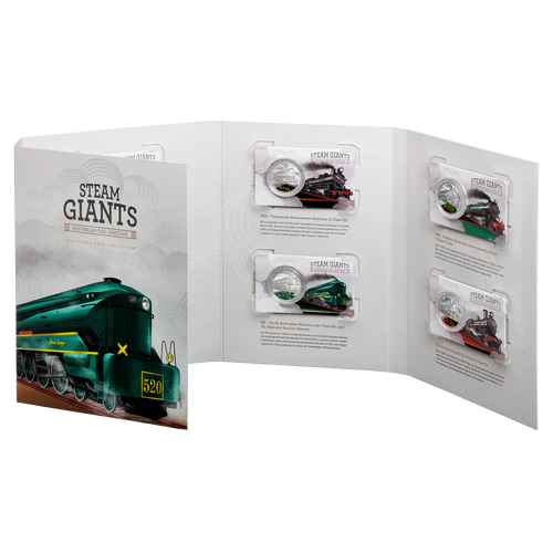2025 50 Cents Steam Giants 7 Coin set 2025 50 Cents Steam Giants 7 Coin set