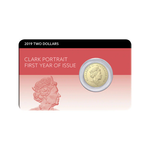 2019 Clark Portrait 1st Year of Issue $2 Coin in card 2019 Clark Portrait 1st Year of Issue $2 Coin in card