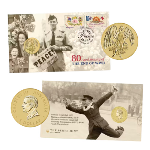 2025 80th Anniversary of End of WWII $1 PNC 2025 80th Anniversary of End of WWII $1 PNC