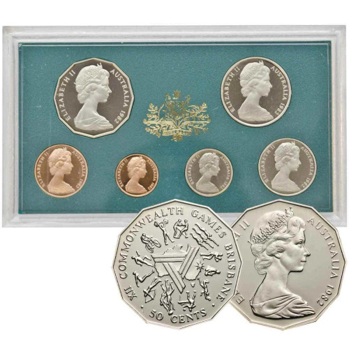 1982 Commonwealth Games Proof Set 1982 Commonwealth Games Proof Set