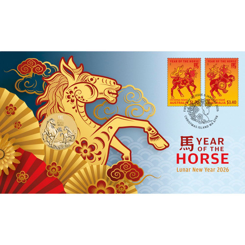 2026 Lunar New Year of the Horse $1 PNC