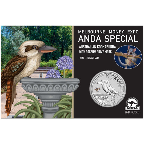 2022 $1 Kookaburra 1oz Silver Coin - ANDA Melbourne Expo