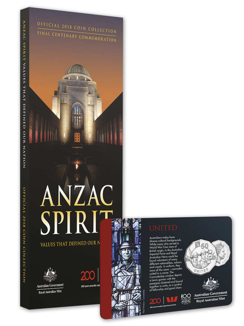 2018 ANZAC Spirit 15 Coin set