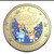 2025 Bluey Christmas $1 coin in card 