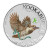 2024 World Money Fair - Kookaburra 1oz Silver coloured coin
