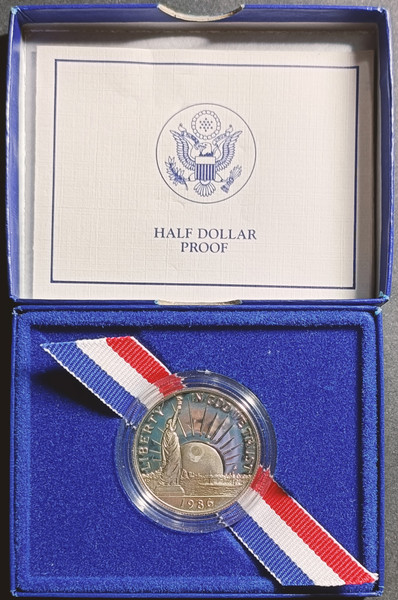 1986 USA Liberty Coin Half Dollar Proof Coin