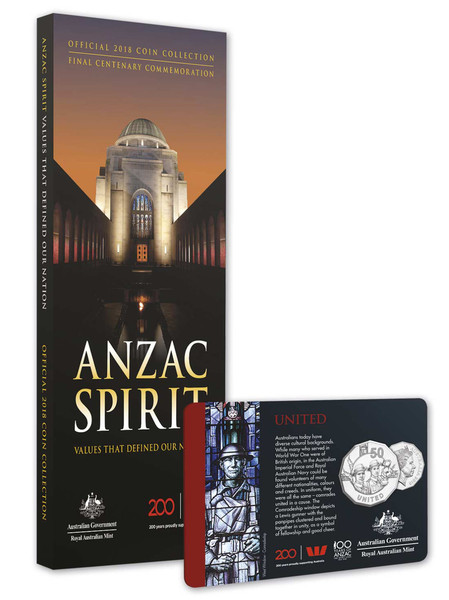 2018 ANZAC Spirit 15 Coin set