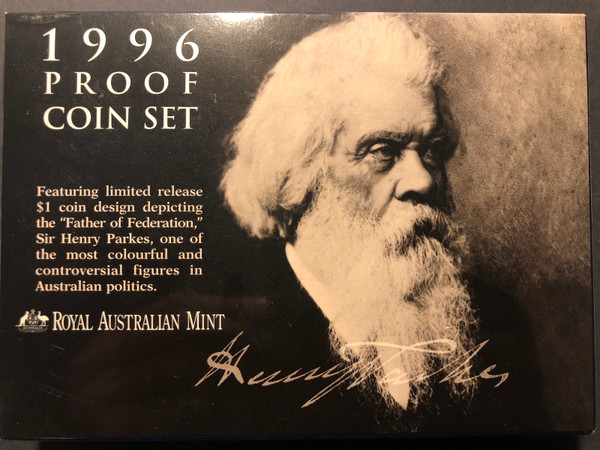 1996 Sir Henry Parkes 6 Coin Proof set