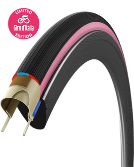 Vittoria Corsa Pro Graphene Tubeless Ready Competition Road Tyre Set - Limited Edition Giro d'Italia