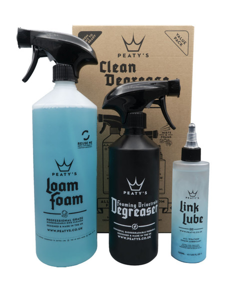Peaty's Wash Degrease & Lube Starter Pack - All Weather
