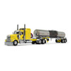 DCP Kenworth W900L with 60" Aerodyne Sleeper & Brenner Tank Trailer Double C Transport *Pre-Order* 60-2147