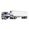 DCP by First Gear Ford CLT-9000 & 40' Vintage Trailer with Reefer – Blue/White, 1:64 Scale