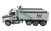 Diecast Masters Western Star 4700 SF Dump Truck in White w/White Dump 1/50 71034