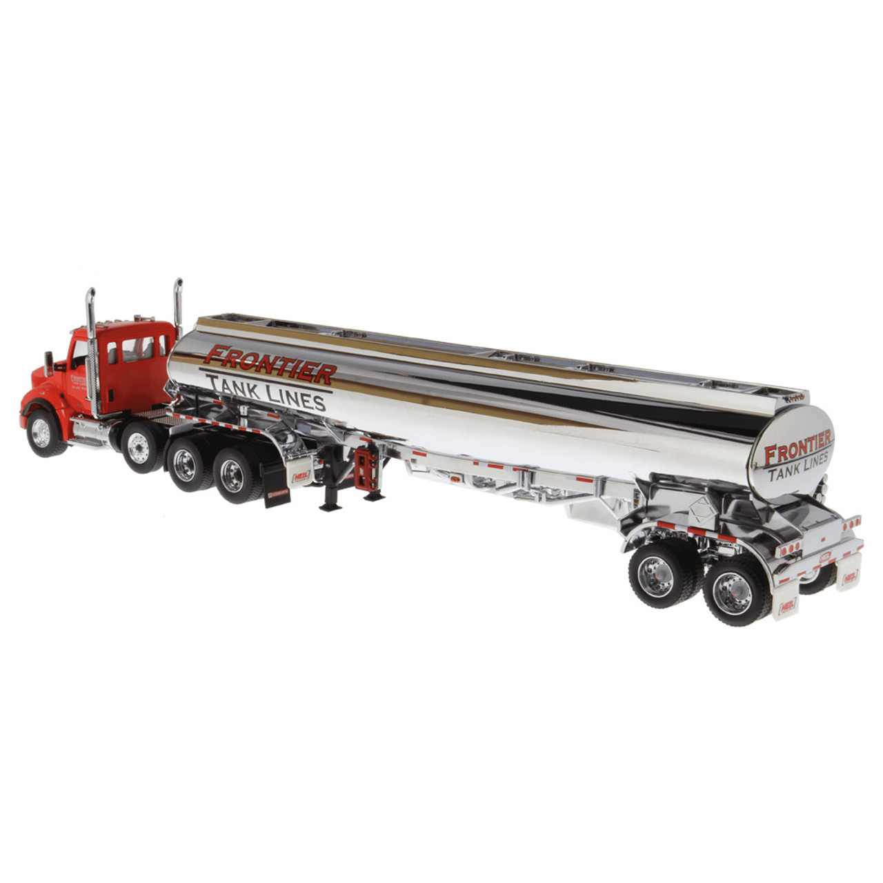 Diecast Frontier Tank Lines Kenworth T880S SBFA Day Cab with Heil  FD9300/DT-C4 Petroleum Trailer 1:50