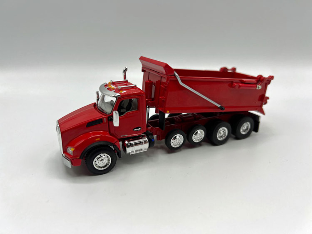 First Gear Kenworth® T880 Rogue Dump & Rogue Transfer Dump Trailer Viper Red 60-1278