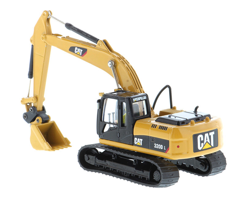 Diecast Masters Caterpillar 320D L Hydraulic Excavator with Multiple Work  Tools 85247