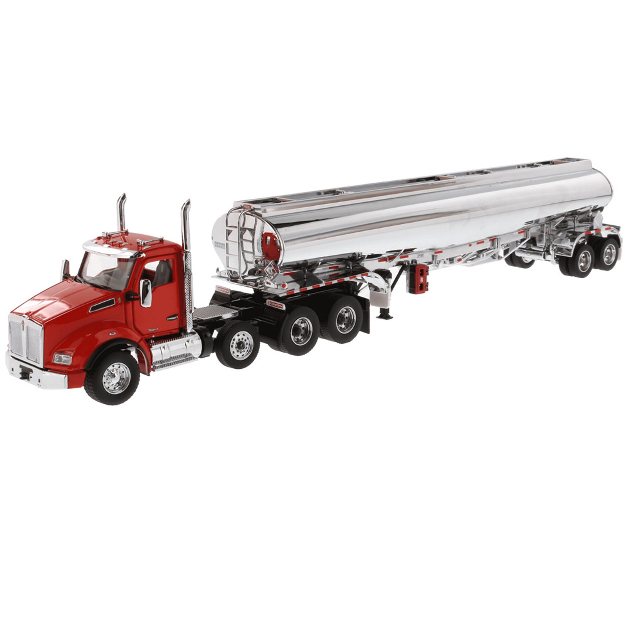 Diecast Masters Kenworth T880S SBFA Tandem Day Cab in Red with 