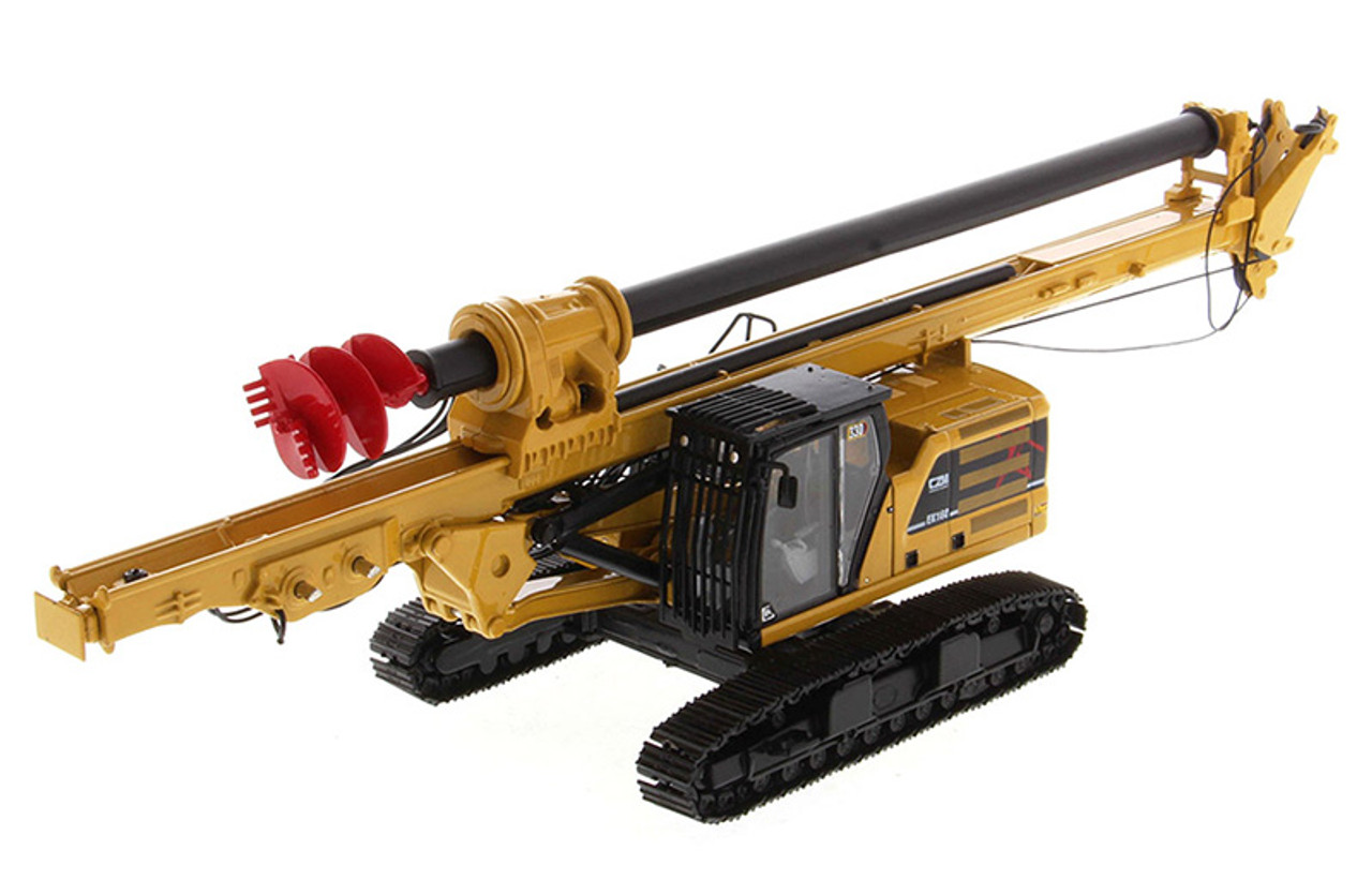 Diecast Master CZM EK160 Cylinder Crowd Drilling Rig on CAT 330