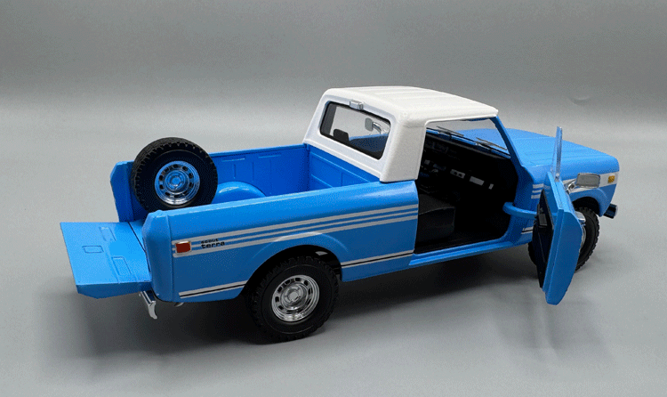 First Gear International Scout Terra Pickup 1979 Lexington Blue 1/25  40-3181