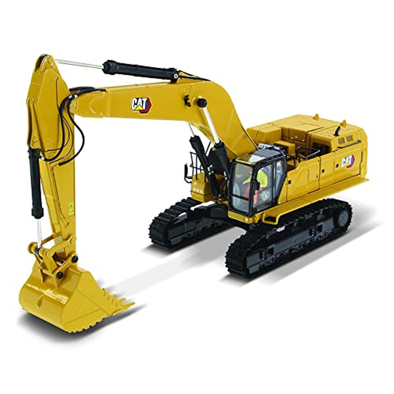 Diecast Masters Caterpillar 395 Super-Large Next-Generation Hydraulic-Excavator (GP Version), with 2 Additional Work Tools Hammer and Shear - 85709
