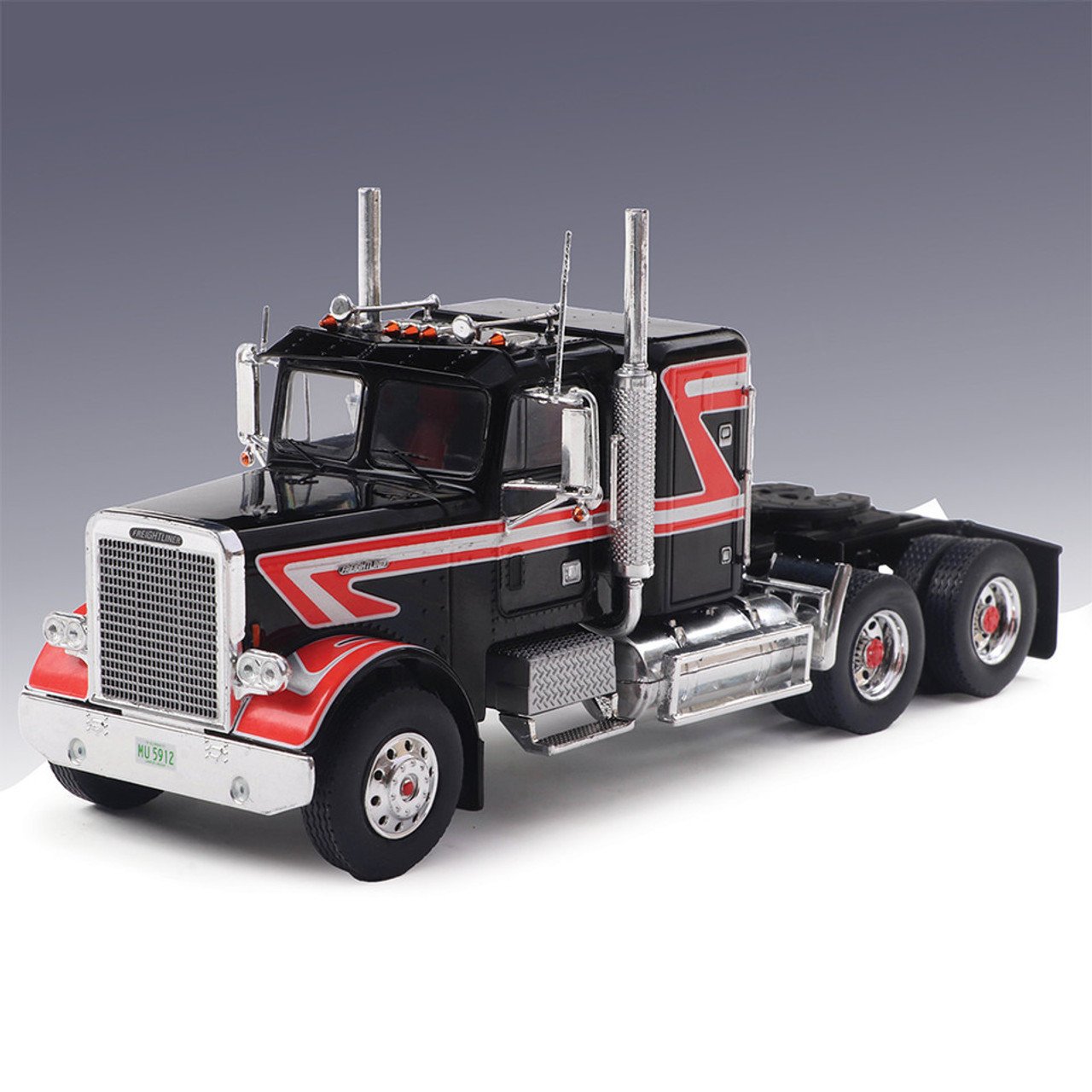 IXO Freightliner FLC 120 64 T 1977 (With Sleeper) Black 1:43 Pre-Order
