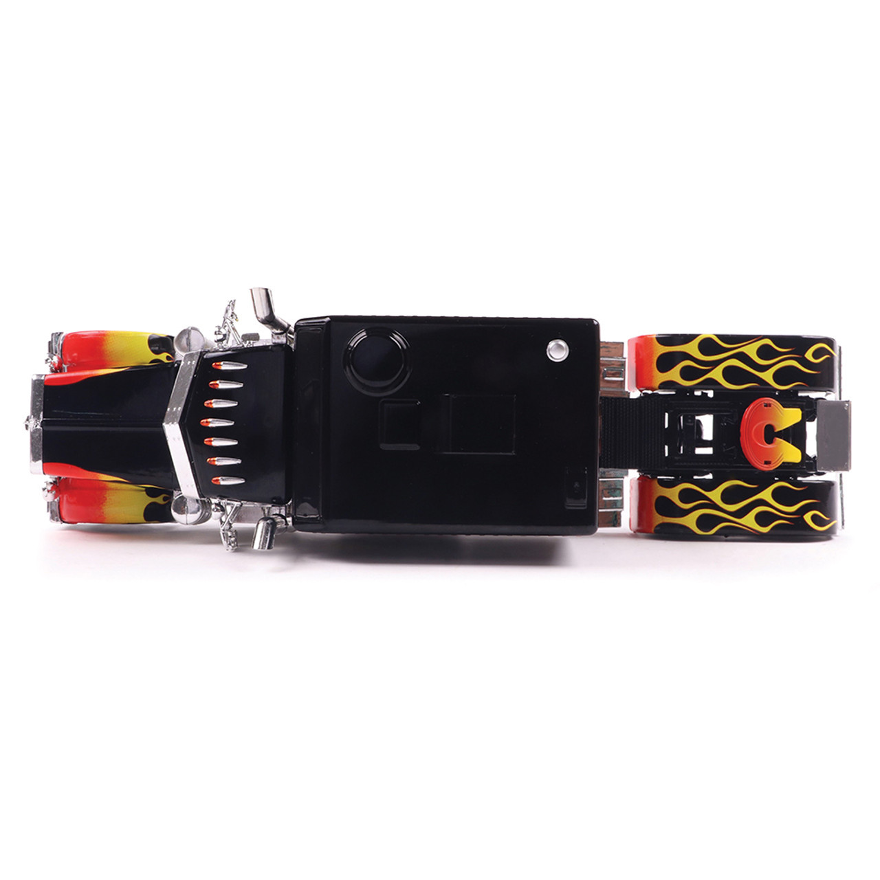 IXO Peterbilt 379 2002 Custom - Black w/ Flames 1:43 IA43009