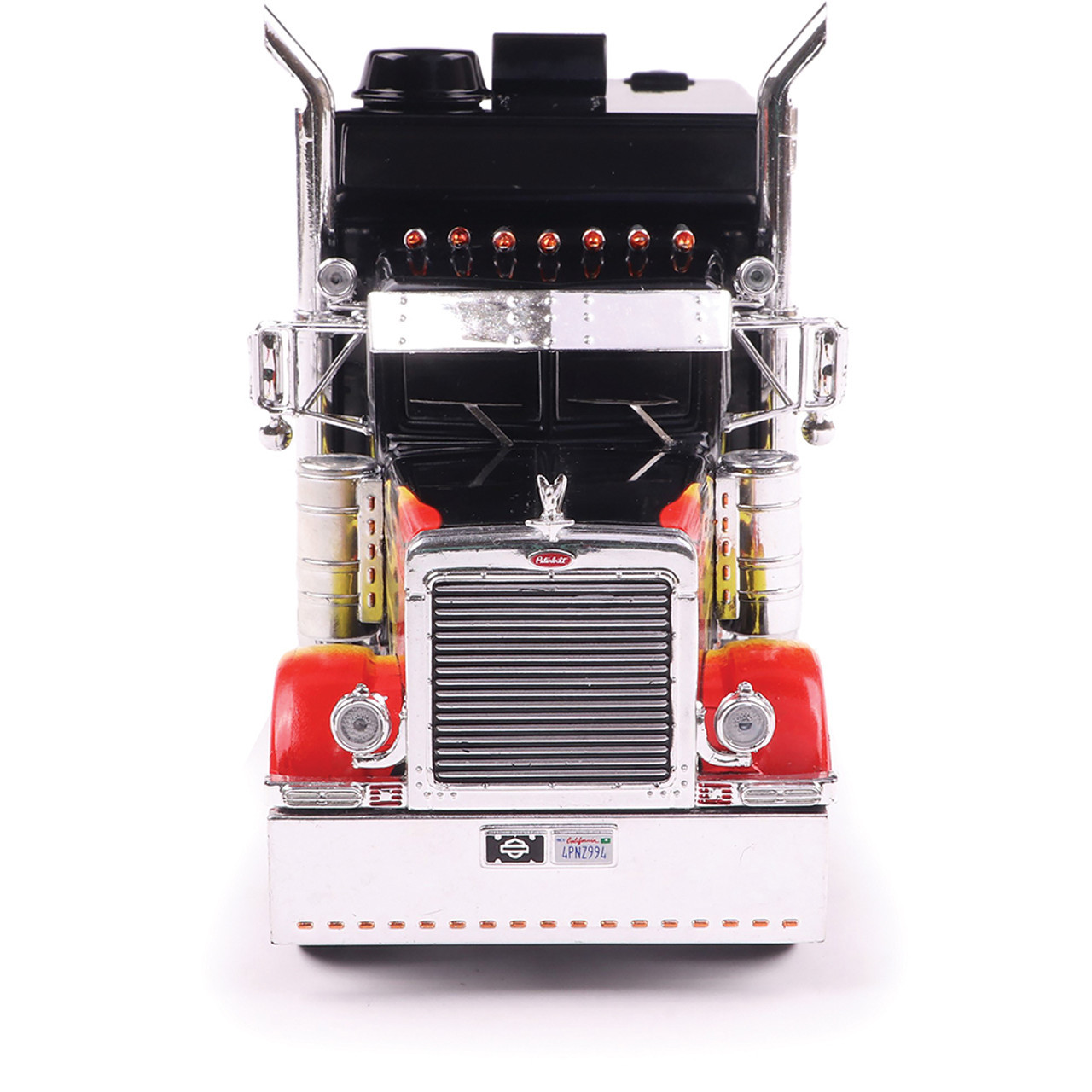 IXO Peterbilt 379 2002 Custom - Black w/ Flames 1:43 IA43009