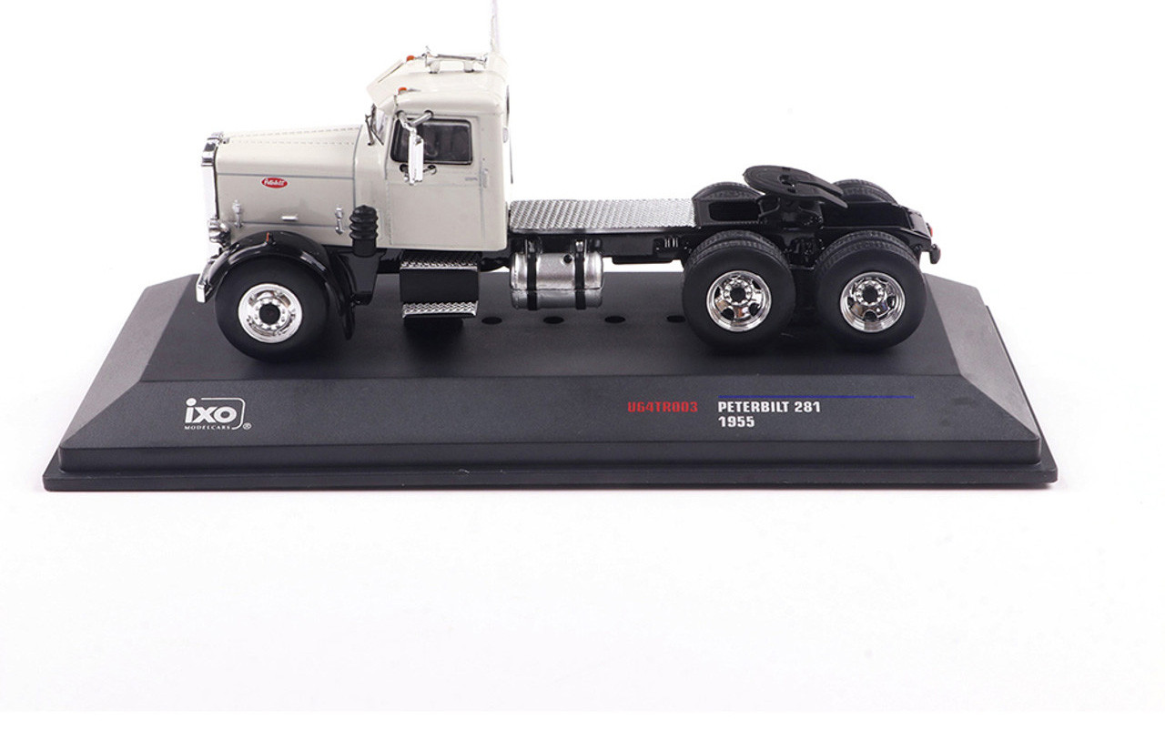 IXO Peterbilt 281 1955- White w/ Black Fenders 1:64 IA64003 64TR003