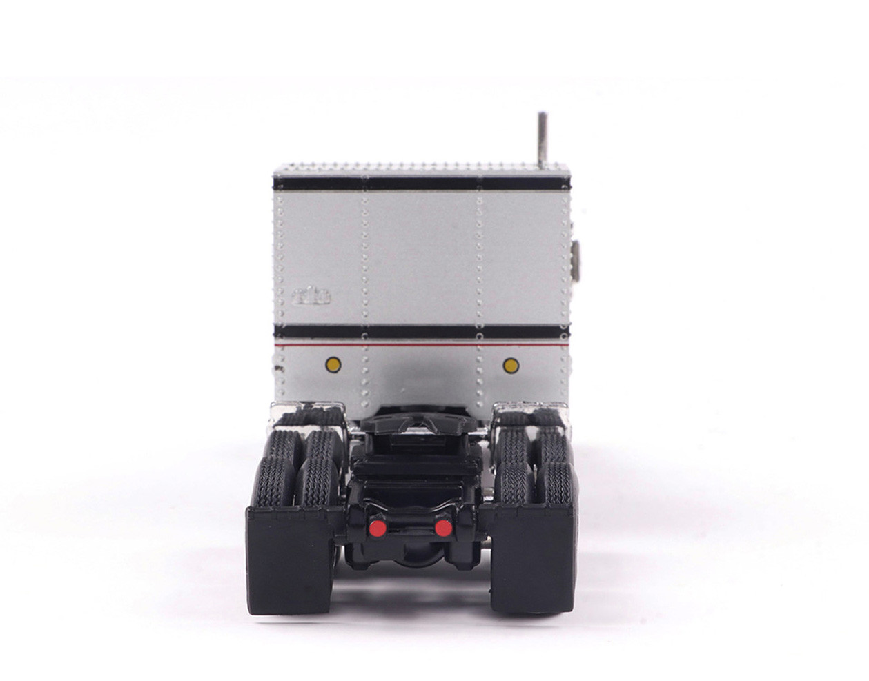 IXO GMC General 1980 - Silver w/ Black & Red Stripes IA64004